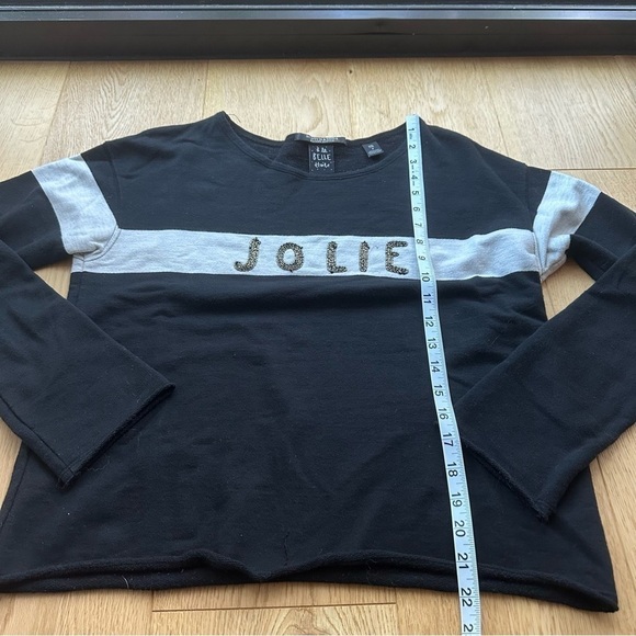 SCOTCH & SODA JOLIE embroidered  black & gold Sweater - P - Picture 8 of 13